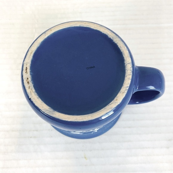 Dutch Bros Coffee Blue Speckled Arizona Outline W/ Windmill Logo Mug 16oz - Picture 6 of 6